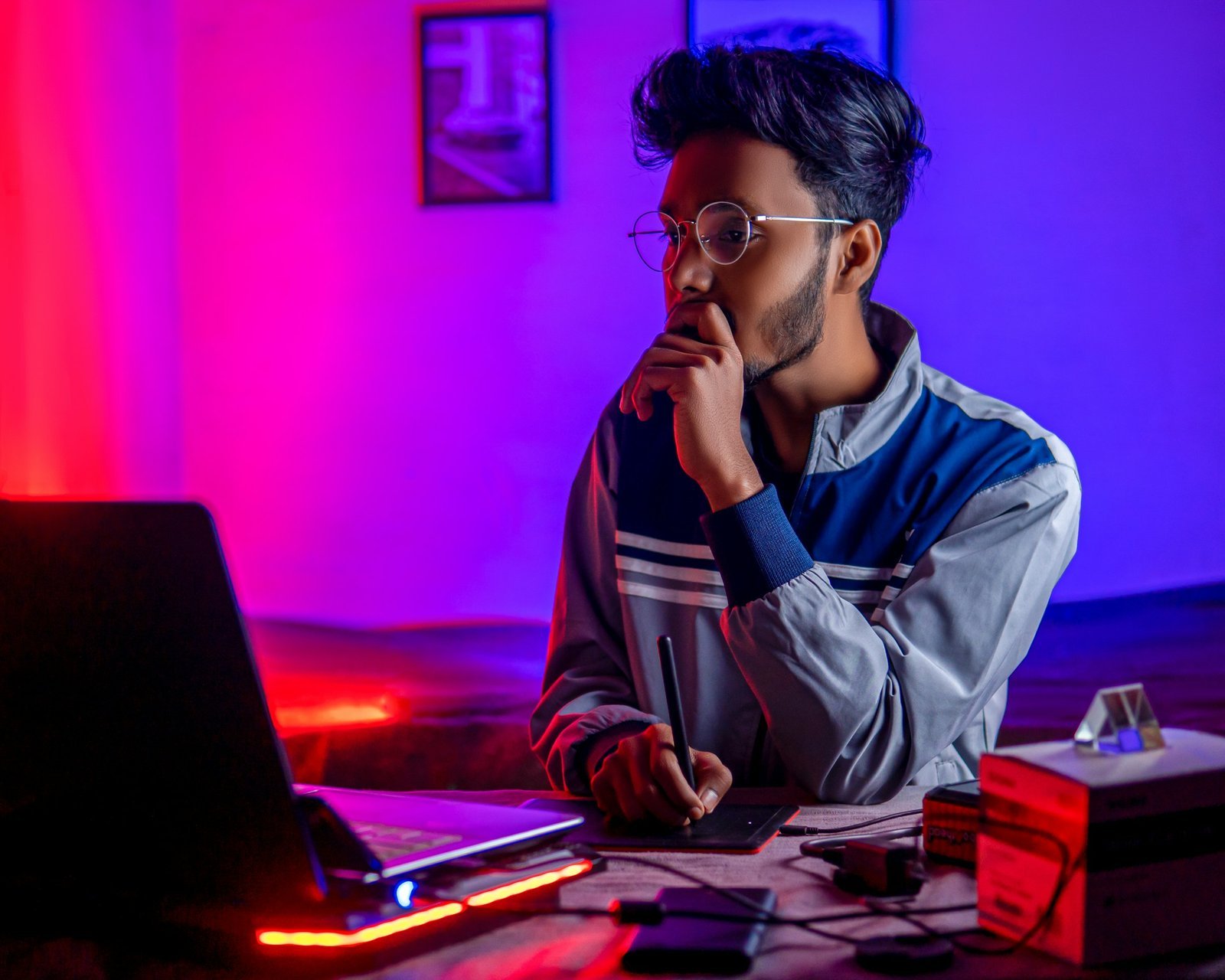Designer planning a digital product